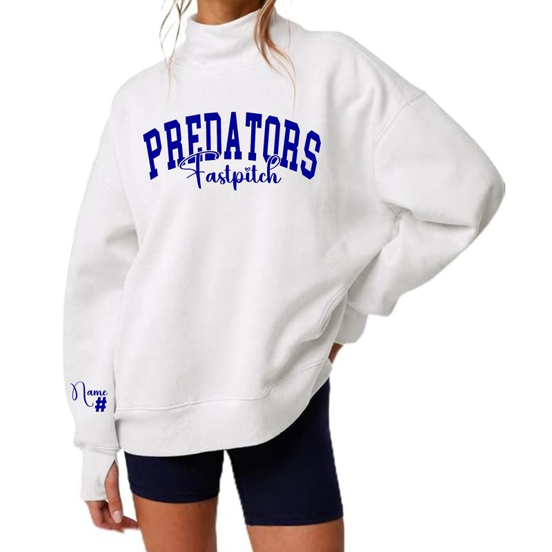 Predators Fastpitch Mockneck Sweatshirt