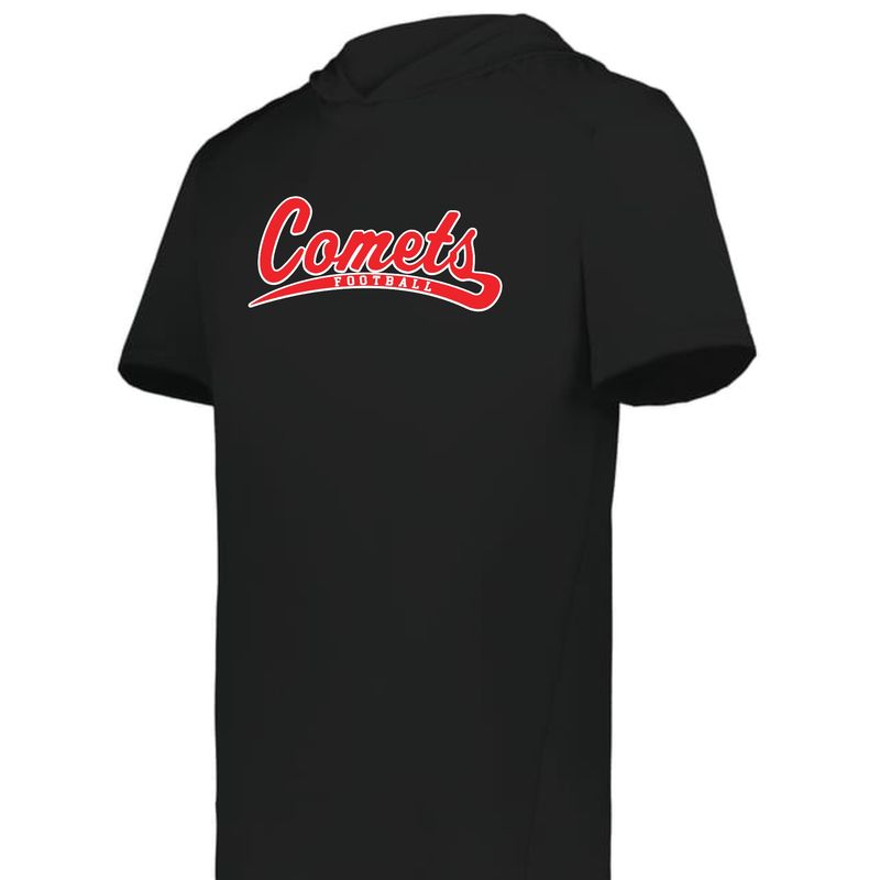 Comets Football Holloway Performance Short Sleeve hoodie Comets Football Holloway Performance Short Sleeve hoodie