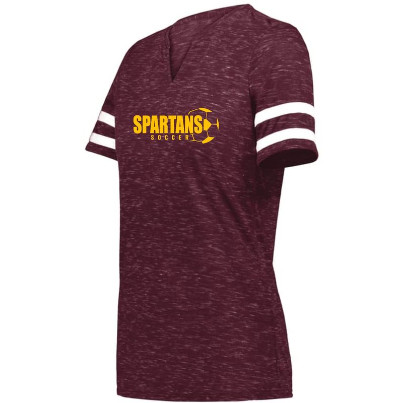 Spartans Soccer Holloway Ladies Monterey Tshirt
