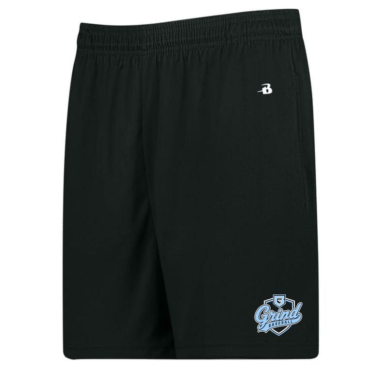 Grind Baseball Badger 5" pocketed shorts
