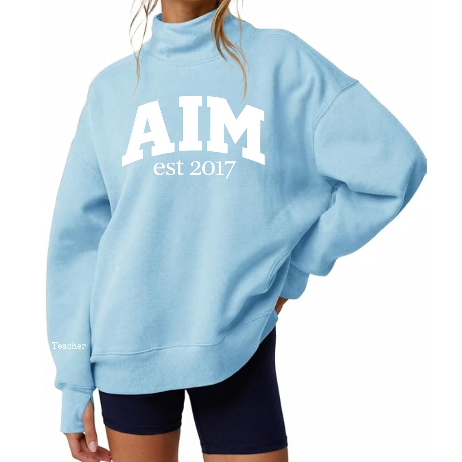 AIM by Miss Courtney Mockneck Sweatshirt