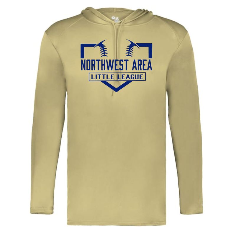 Northwest Area Little League Badge Performance long Sleeve Hoodie