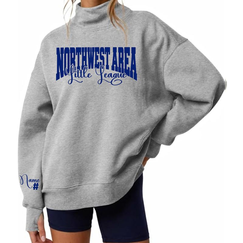 Northwest Area Little League Mockneck Sweatshirt