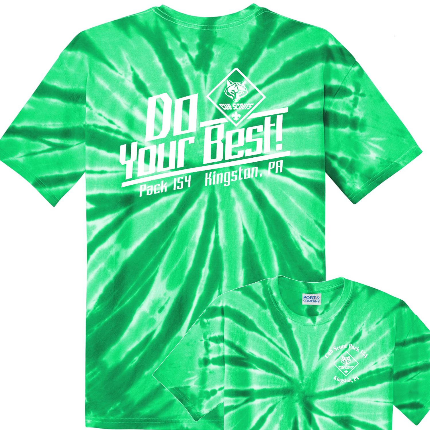 Cub Scouts Pack 154 Tie Dye Tshirt