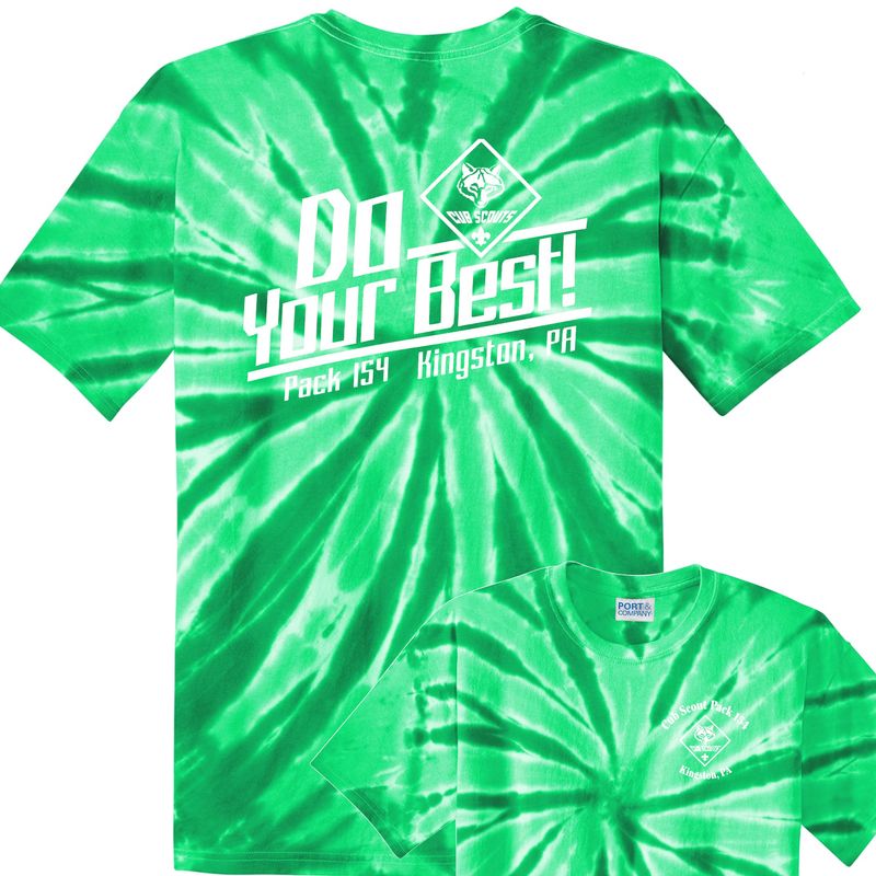 Cub Scouts Pack 154 Tie Dye Tshirt