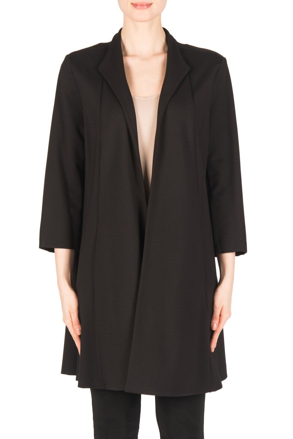 JOSEPH RIBKOFF LDS COAT 183350, Color: BLACK, Size: 10