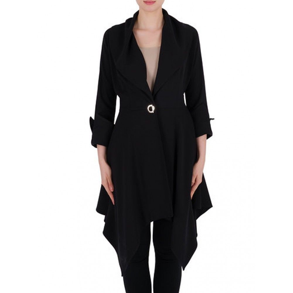 Joseph Ribkoff Coat 191376, Color: Black, Size: 8