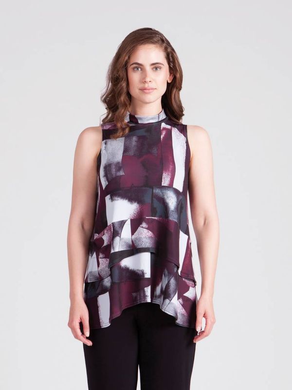 Sleeveless Waterfall Top 21153