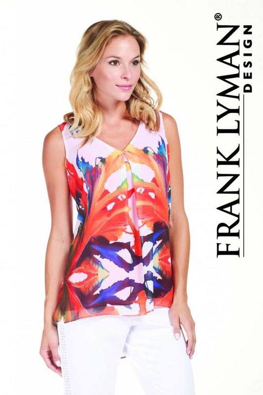 Orange/Royal/Multi Top 181427