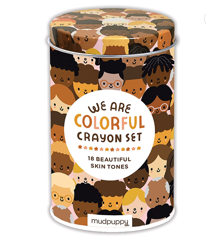 Crayon Tin We are Colorful Skin Tone