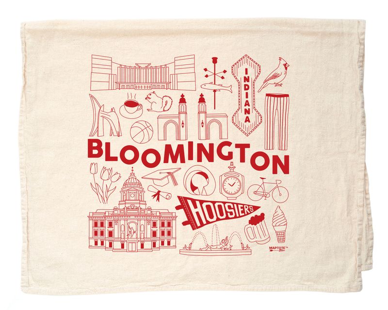 Bloomington Tea Towel