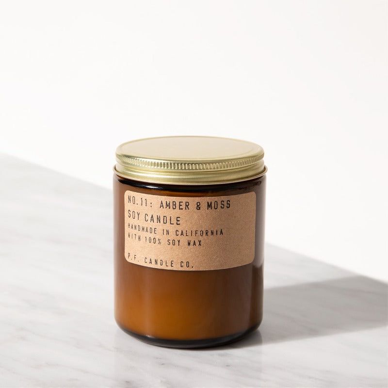 Amber &amp; Moss - 7.2 oz Standard Soy Candle