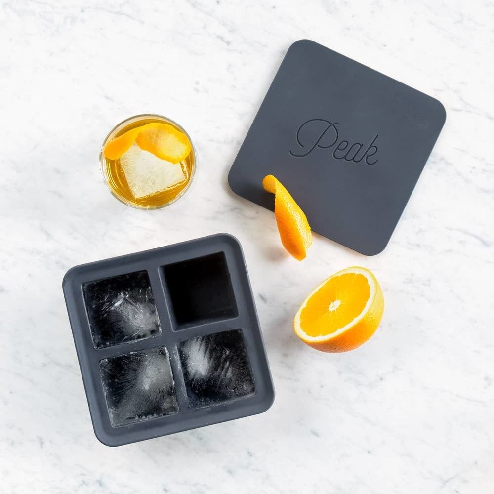 Peak Extra Large Ice Cube Tray Charcoal