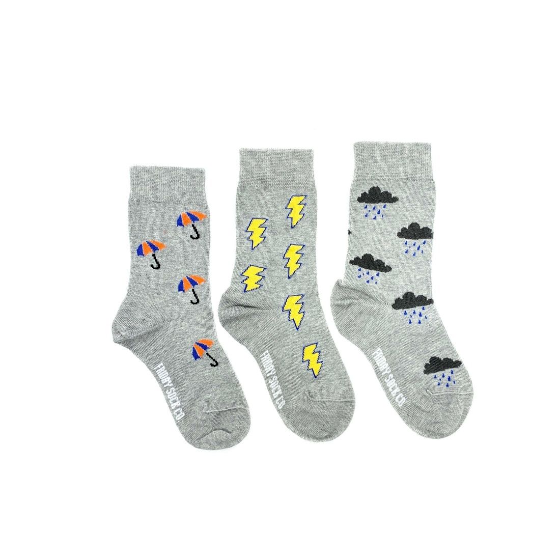 Kid’s Socks | Rainy Days | Ages 8 – 12