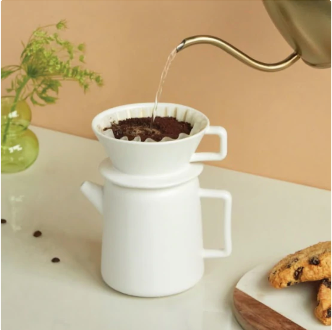 CERAMIC POUR-OVER - WHITE