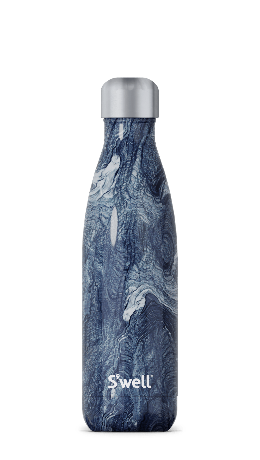 Stainless Steel Water Bottle - Azurite Marble