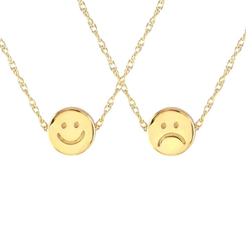 Happy Sad Chain Necklace