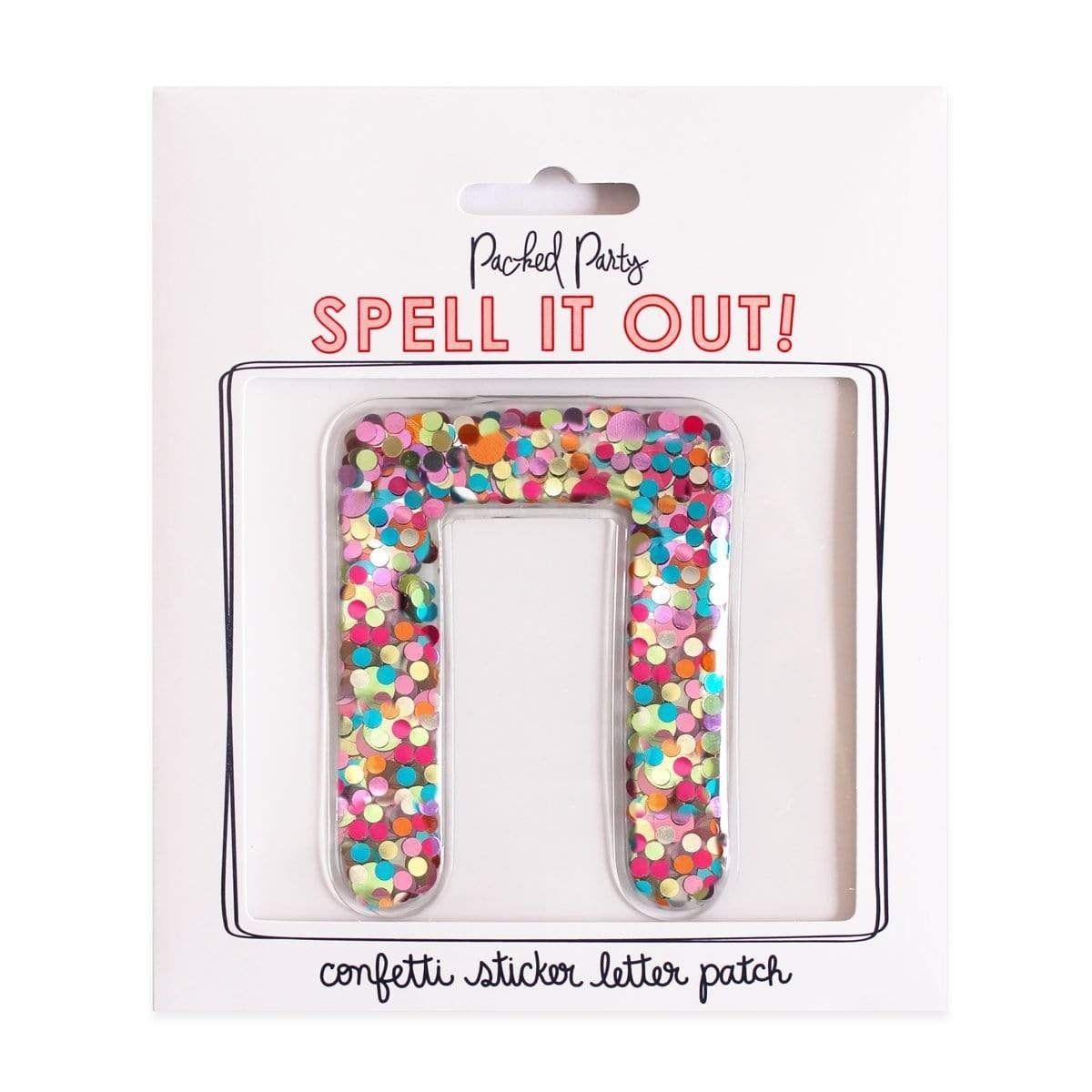 Pi Greek Letter Confetti Sticker
