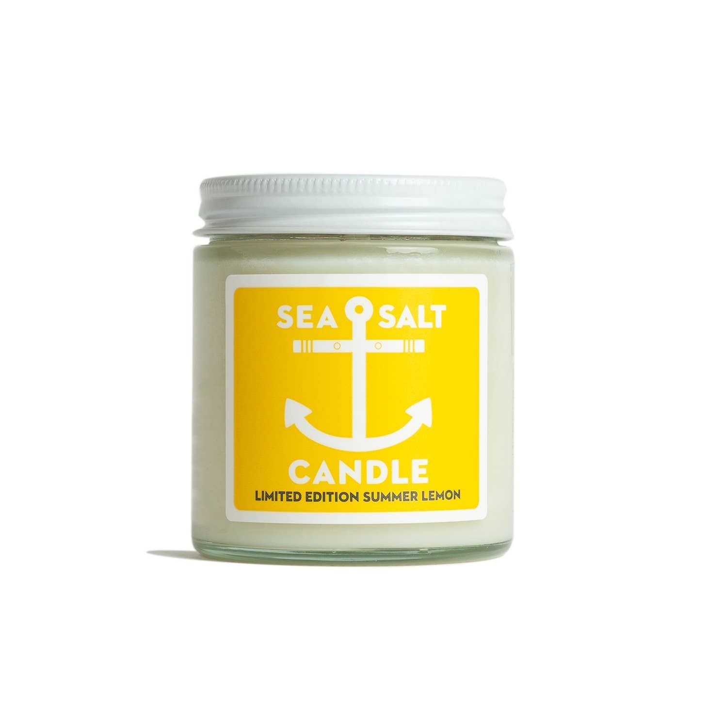 Sea Salt Summer Lemon Travel Candle