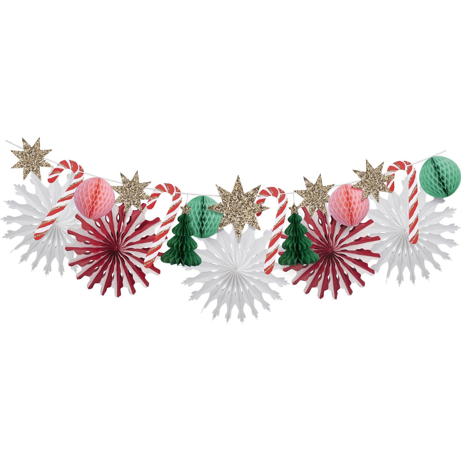 Christmas Honeycomb Garland