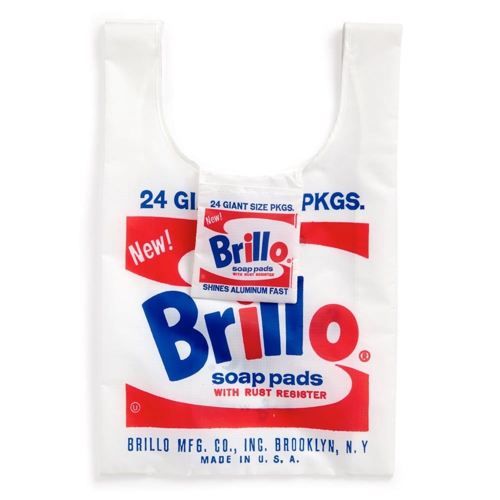 Reusable Tote Bag Andy Warhol Brillo