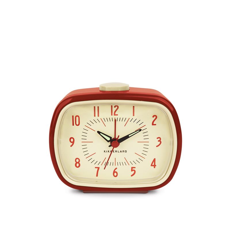 RETRO ALARM CLOCK RED