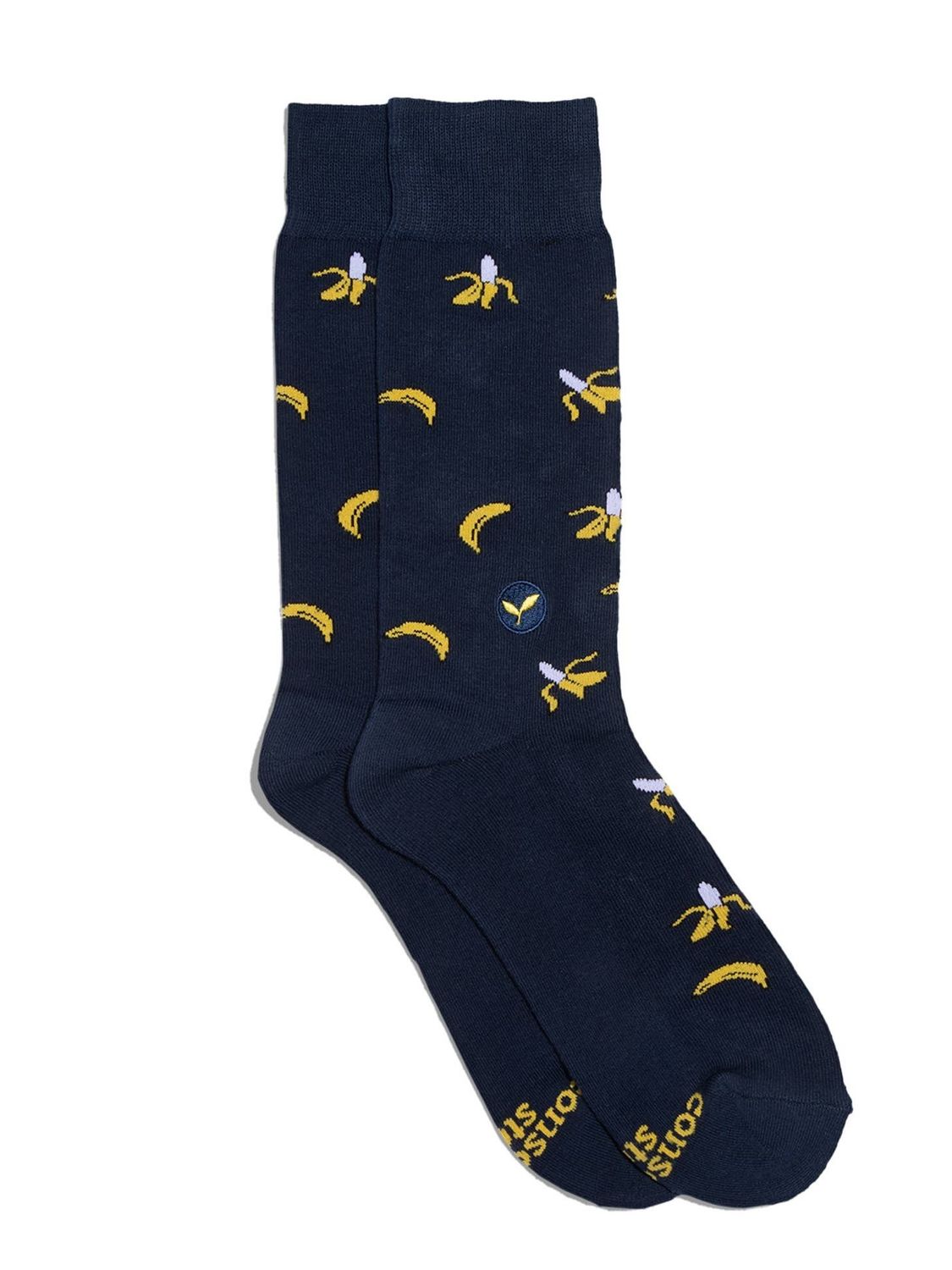 Socks that Plant Trees (Navy Bananas) MD