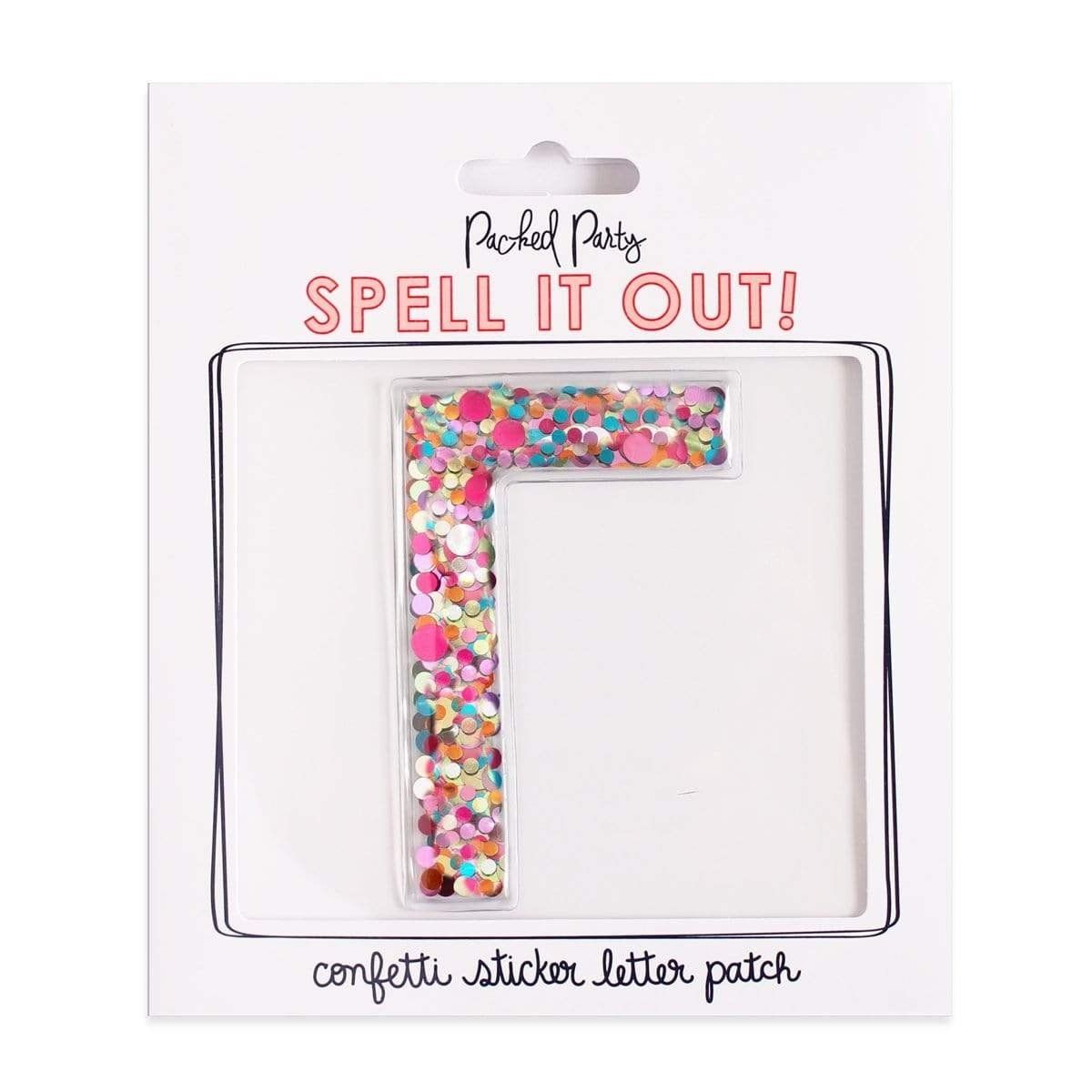 Gamma Greek Letter Confetti Sticker