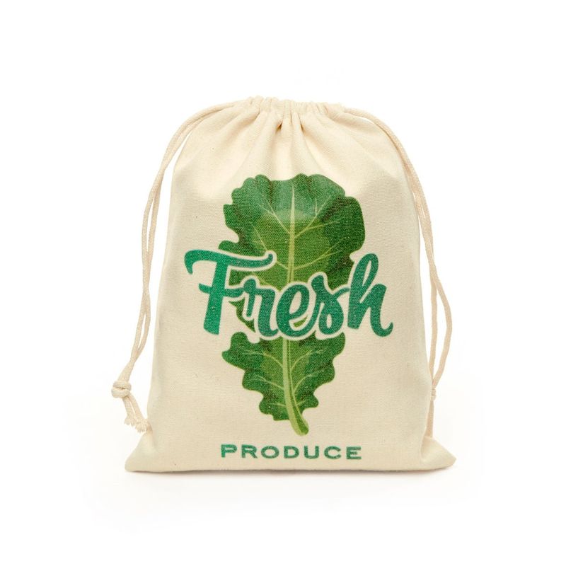 COTTON MESH PRODUCE BAGS S/5