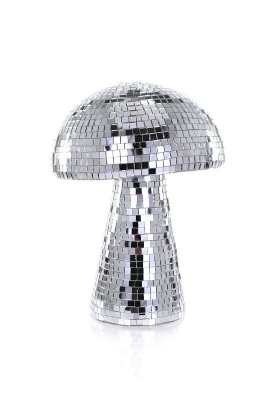 DISCO SHROOM-MEDIUM SILVER