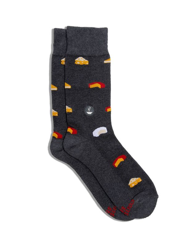 Socks that Provide Meals (Gray Cheese) MD