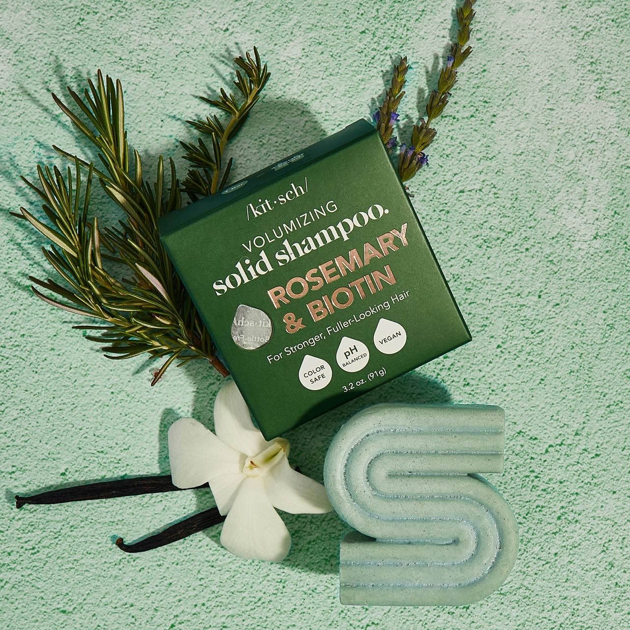Rosemary &amp; Biotin Volumizing Solid Shampoo