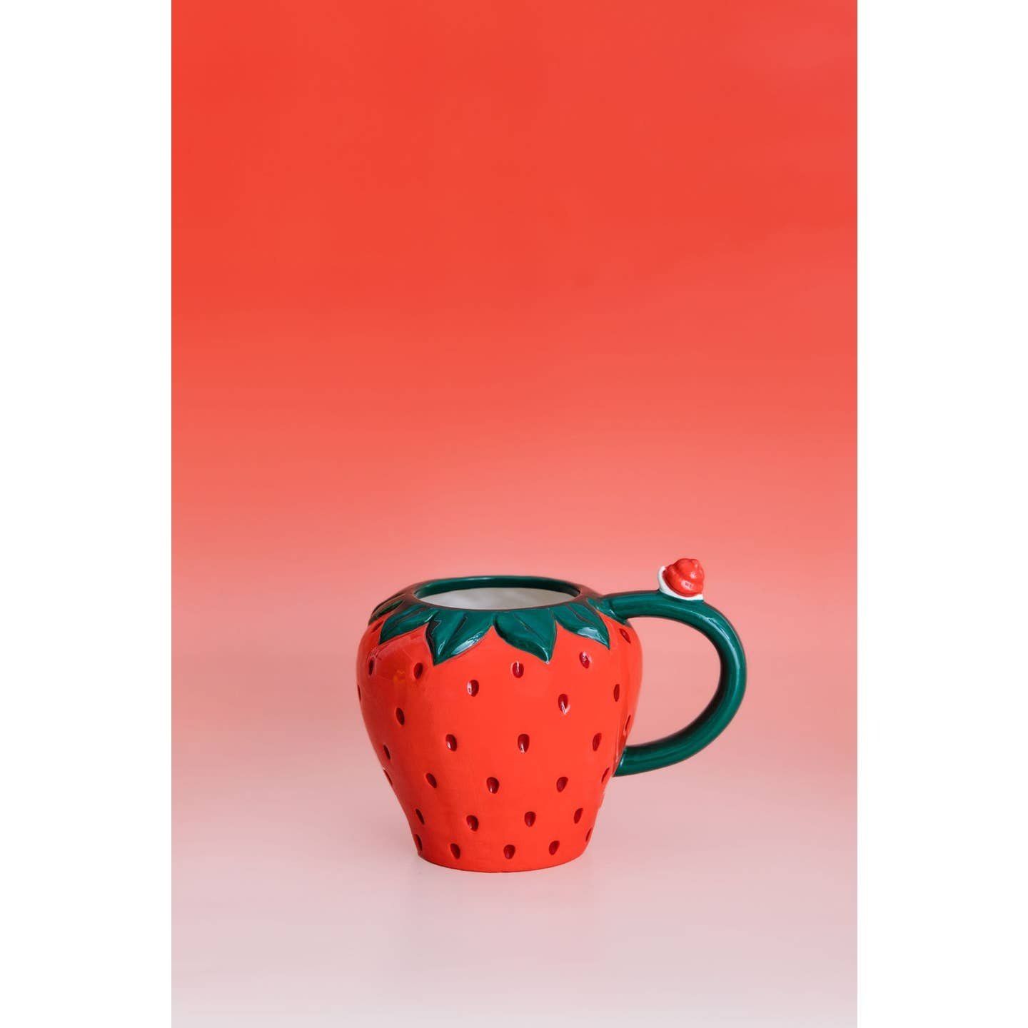 Ceramic Mug, Strawberry