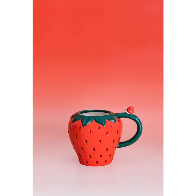 Ceramic Mug, Strawberry