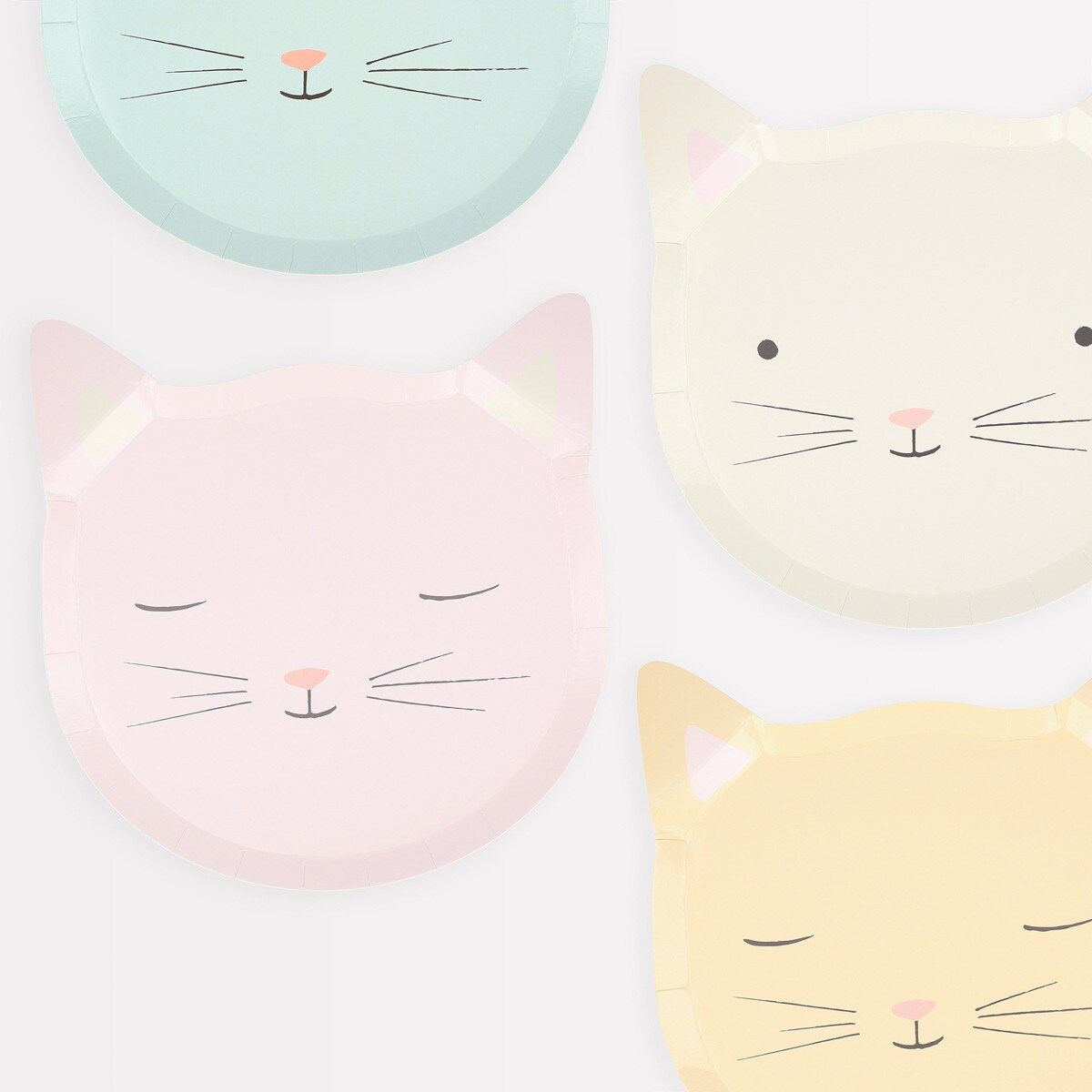 Cute Kitten Plates