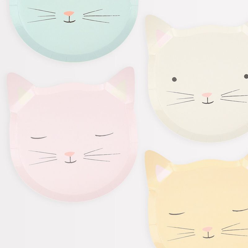 Cute Kitten Plates