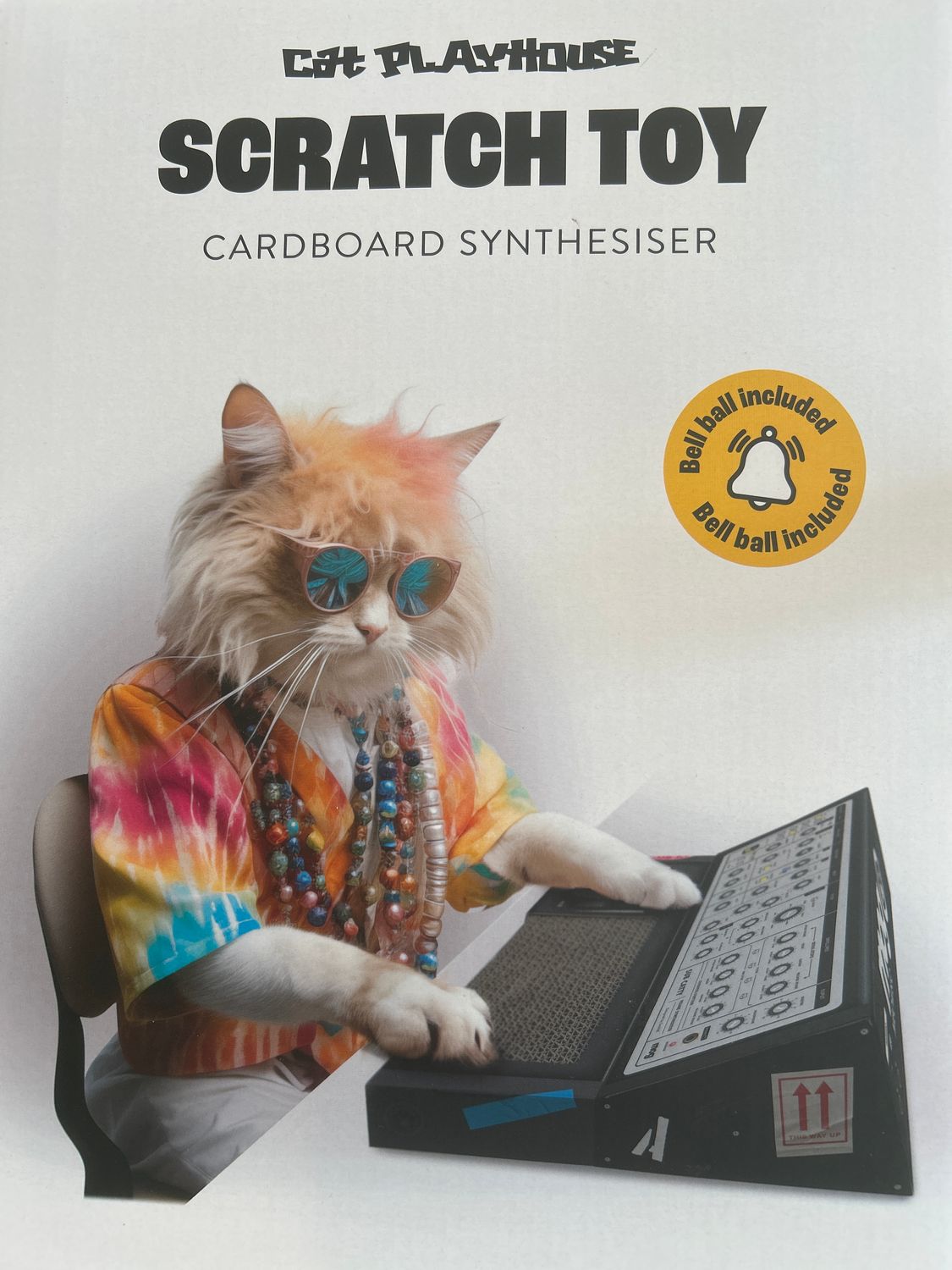 Cat Playhouse Scratch Toy