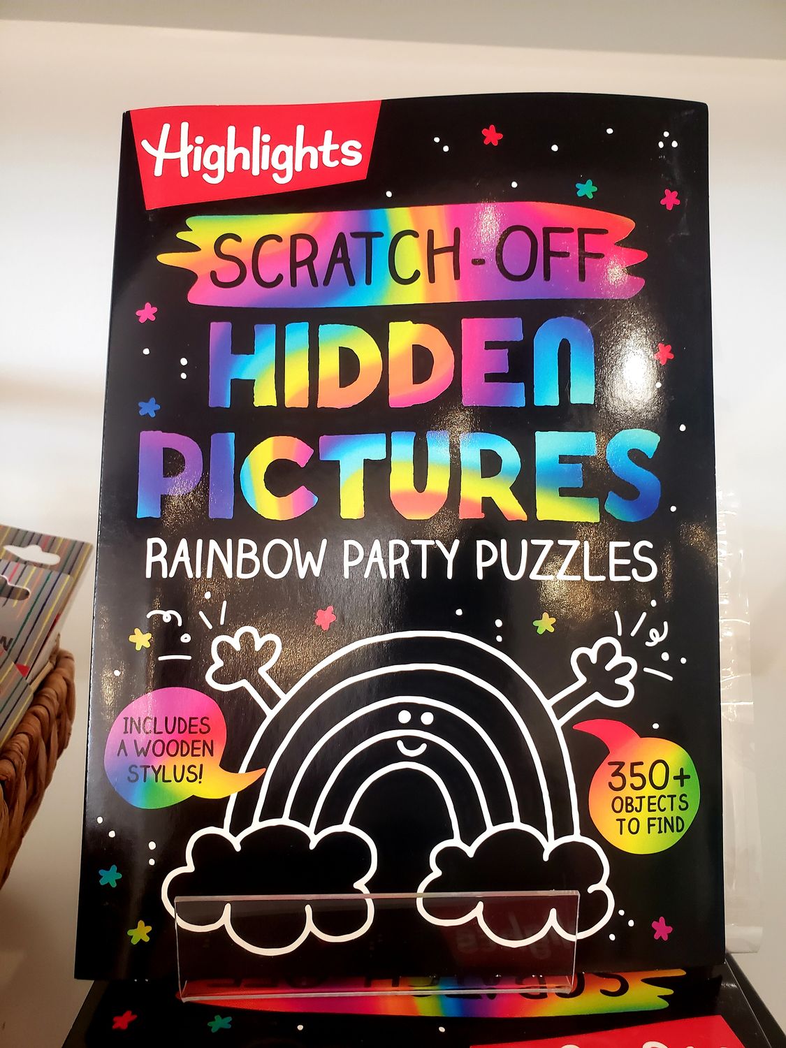Scratch off Hidden Pictures  Rainbow Party Puzzle