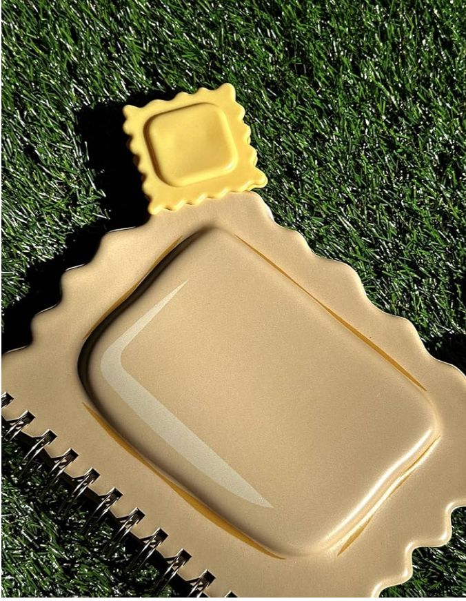 Ravioli shaped notebook
