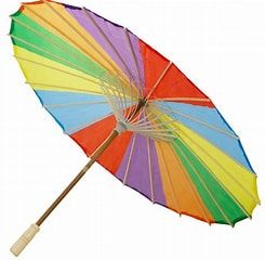 Rainbow Pride Sunshade Oilpaper Umbrella