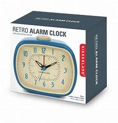 Retro Alarm Clock Blue