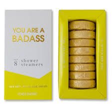 You are A Badass - Shower Steamers - Sea Salt, Citrus Neroli - Set of 8 Tabs