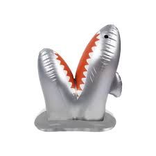 Inflatable Sprinkler Shark Attack - Silver