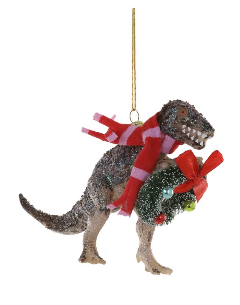 FESTIVE T-REX ORNAMENT