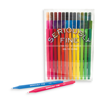 Seriously Fine Felt Tip Markers