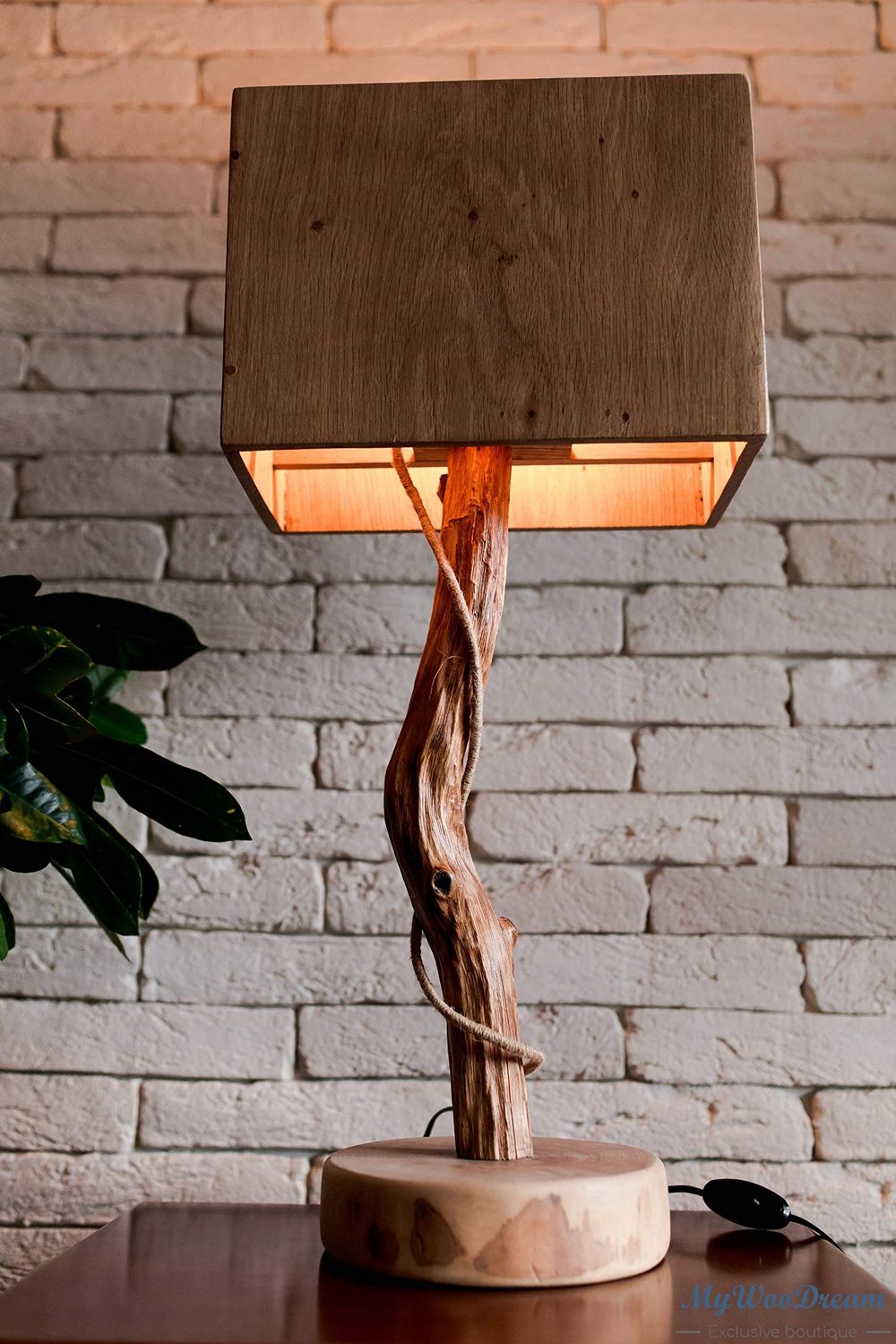Wooden decor light