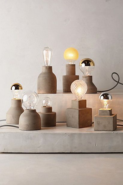 Concrete Lamp Decor