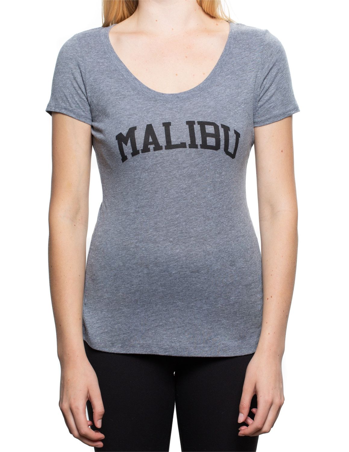 Malibu Women&#39;s Tri-Blend Tee, type: Ath Grey, Size: XL