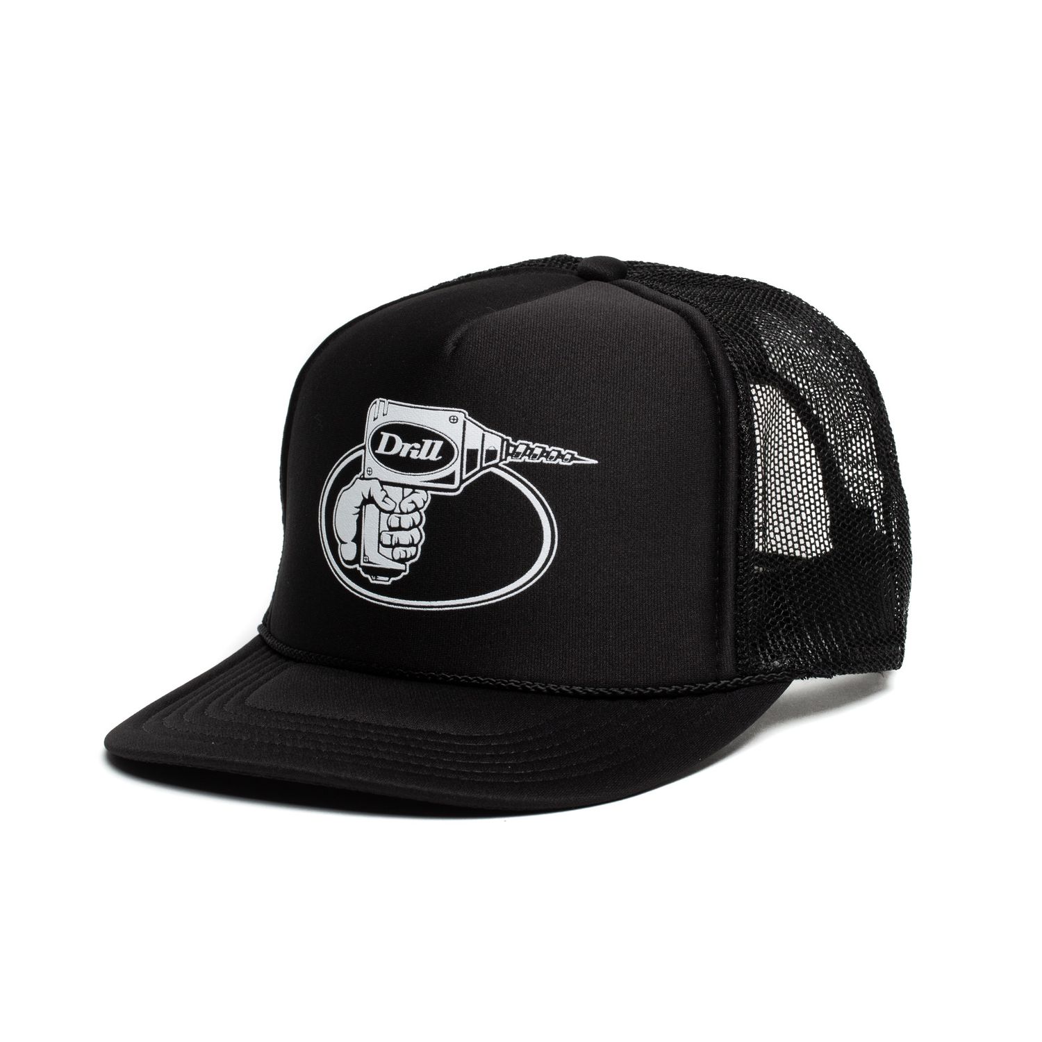 Hand Drill Foam Trucker, Color: Black, Size: OS