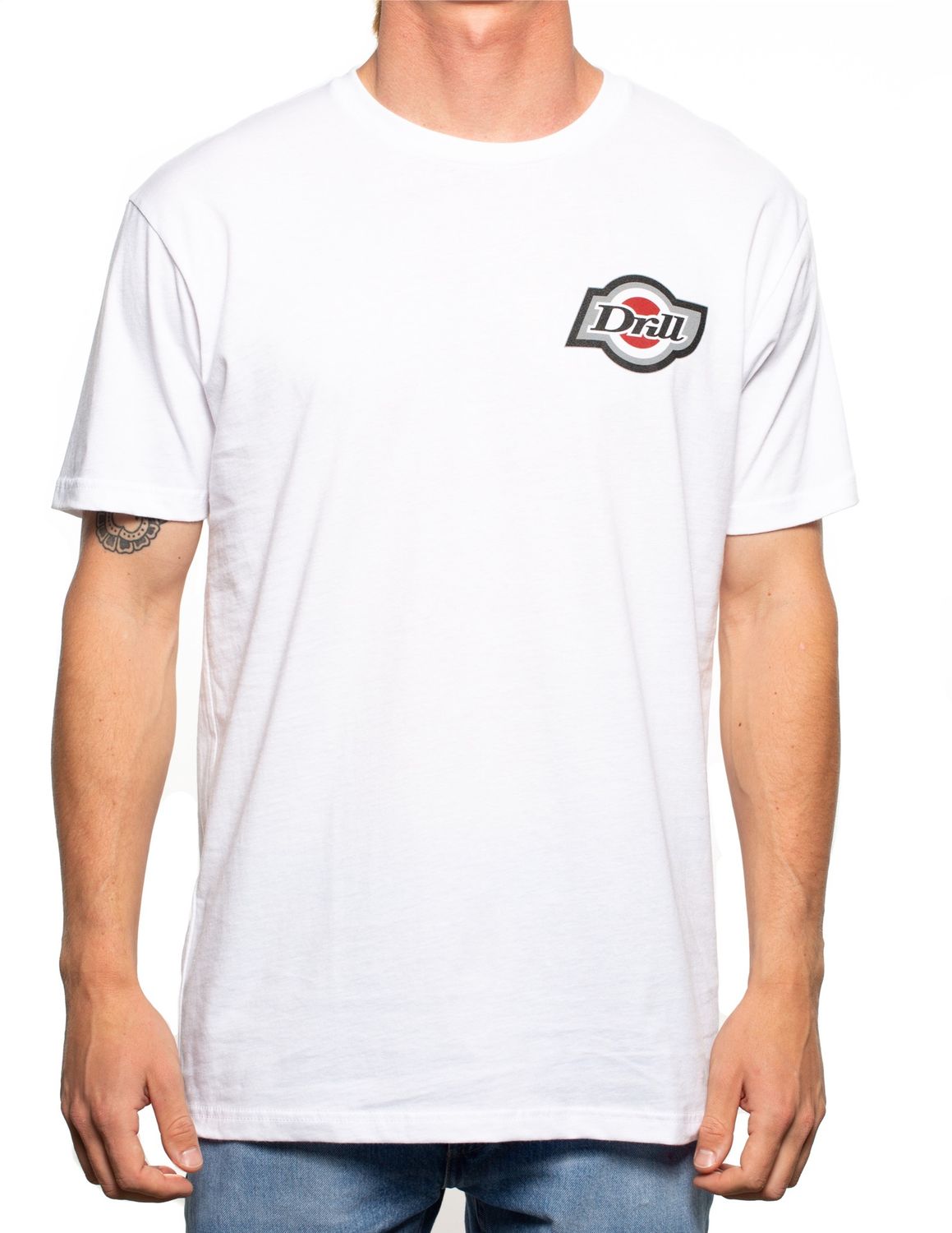 Drill Insignia Tee, type: White, Size: XS